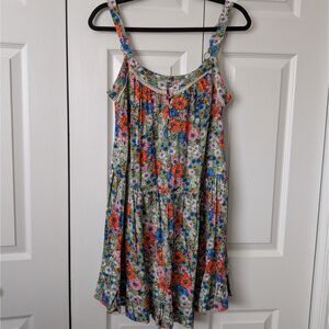 Wild Fable Floral Flowy Summer Dress Small Cottagecore Breezy Spring Inspo Vibes
